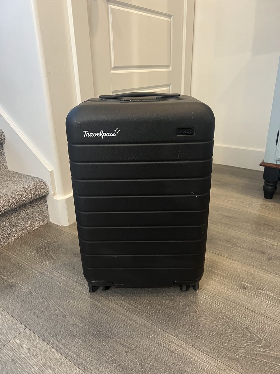 Away Carry-On Hardside Spinner Suitcase | Travelpass Edition with TSA Lock