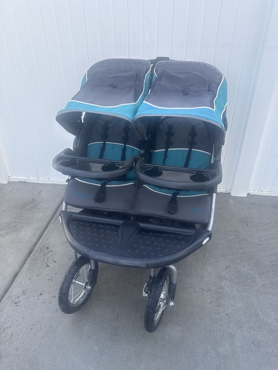 Double Jogging Baby Trend Stroller Runs Great