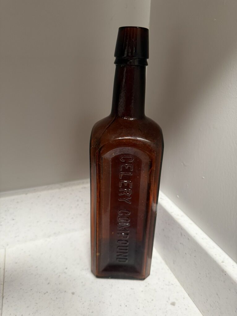 Antique 1890's Paine's Celery Compound Bottle