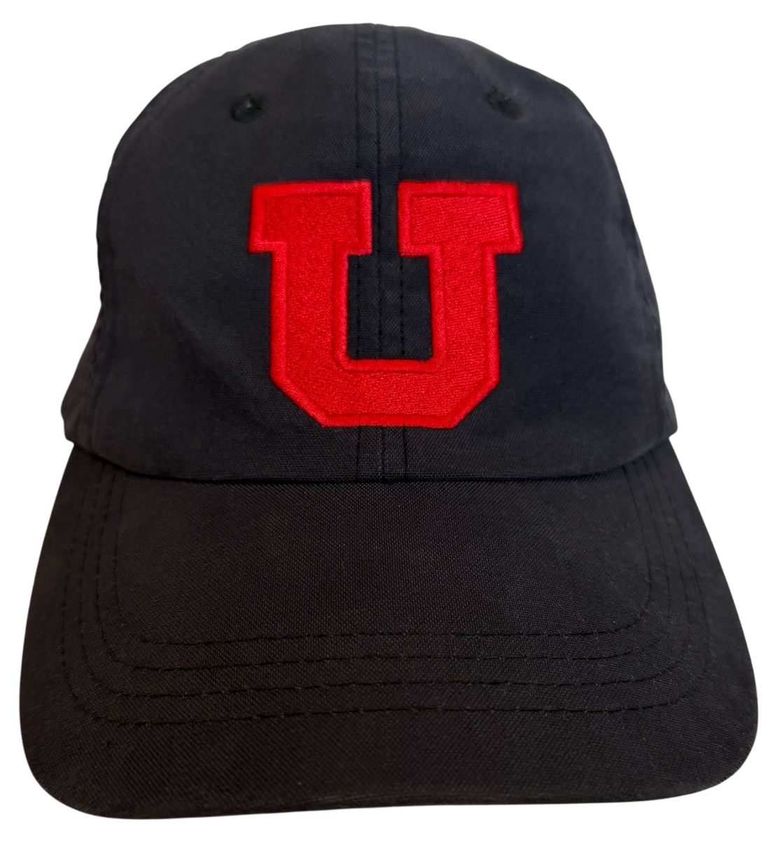 Utes Legacy Block U NCAA Black Adjustable Hat