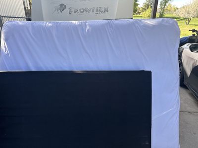 Adjustable bedframe with mattress works great comes with remote