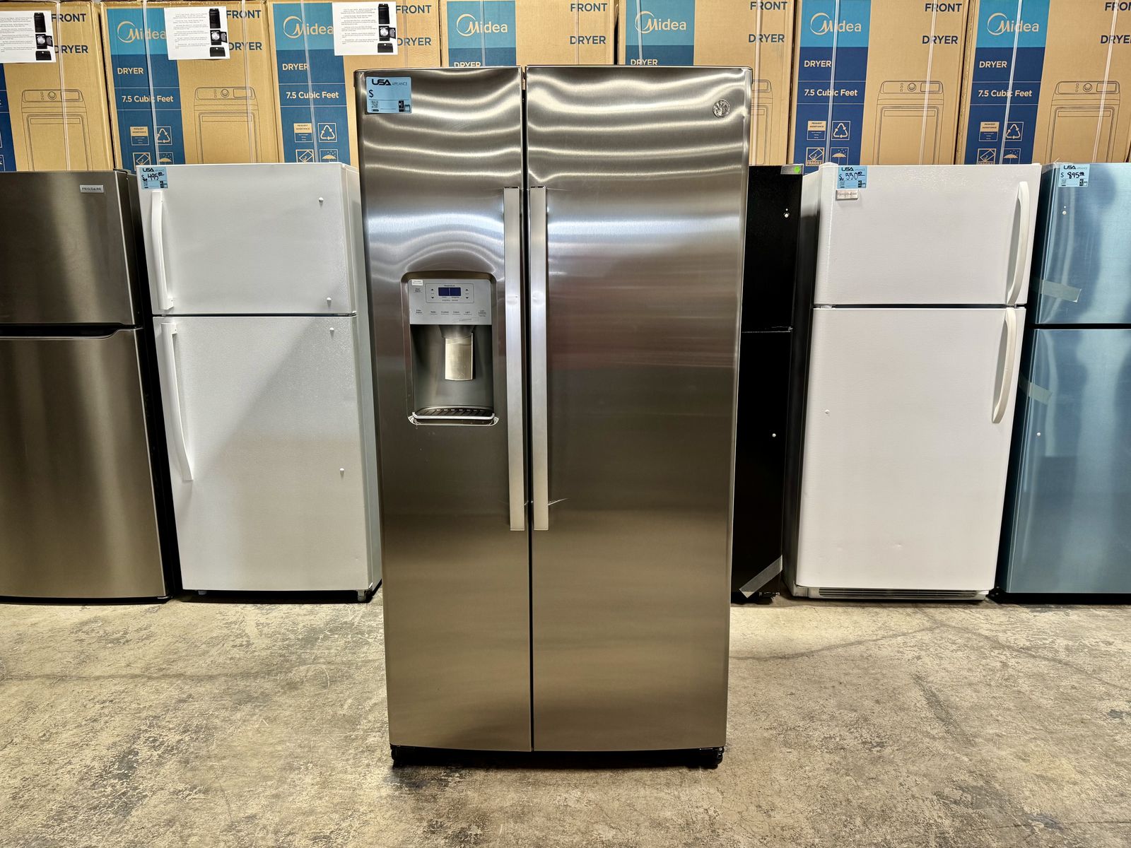 NEW GE COUNTER DEPTH STAINLESS REFRIGERATOR