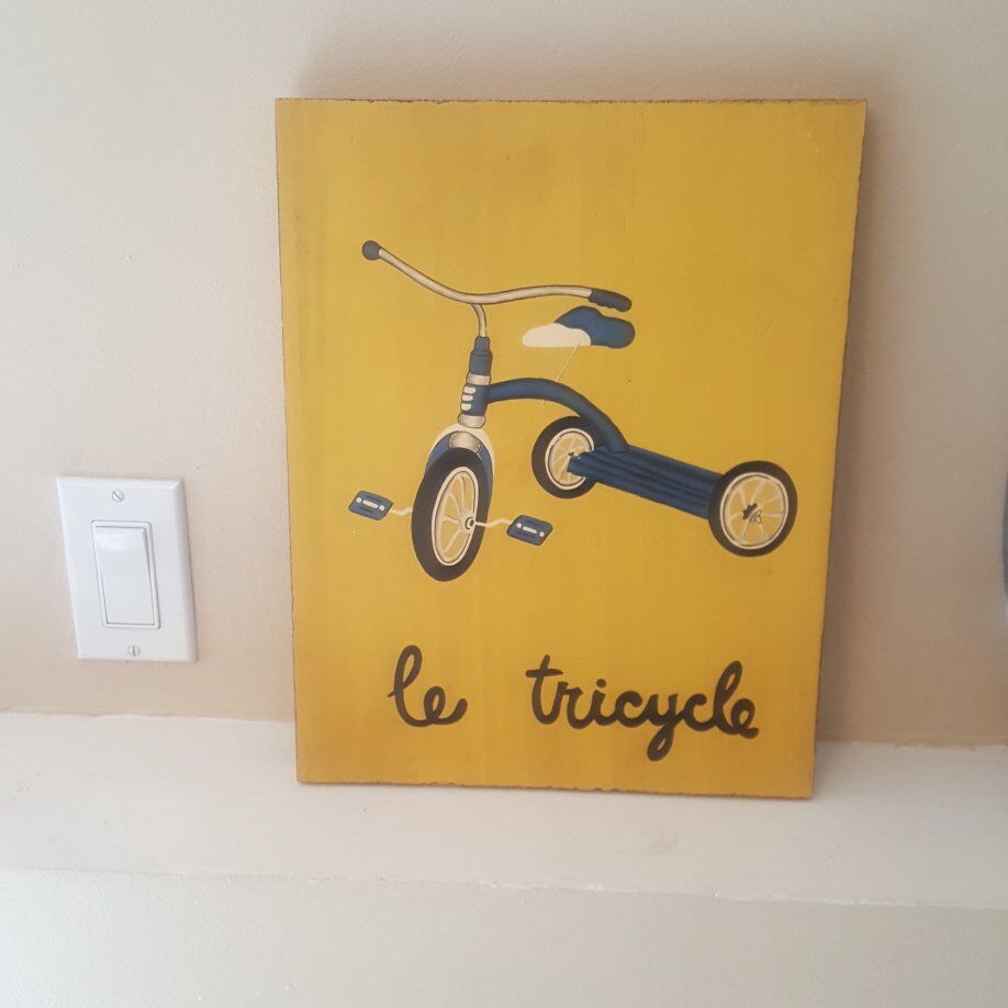 Le Tricycle Wall Art