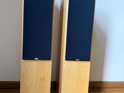 B&W Stereo Speakers