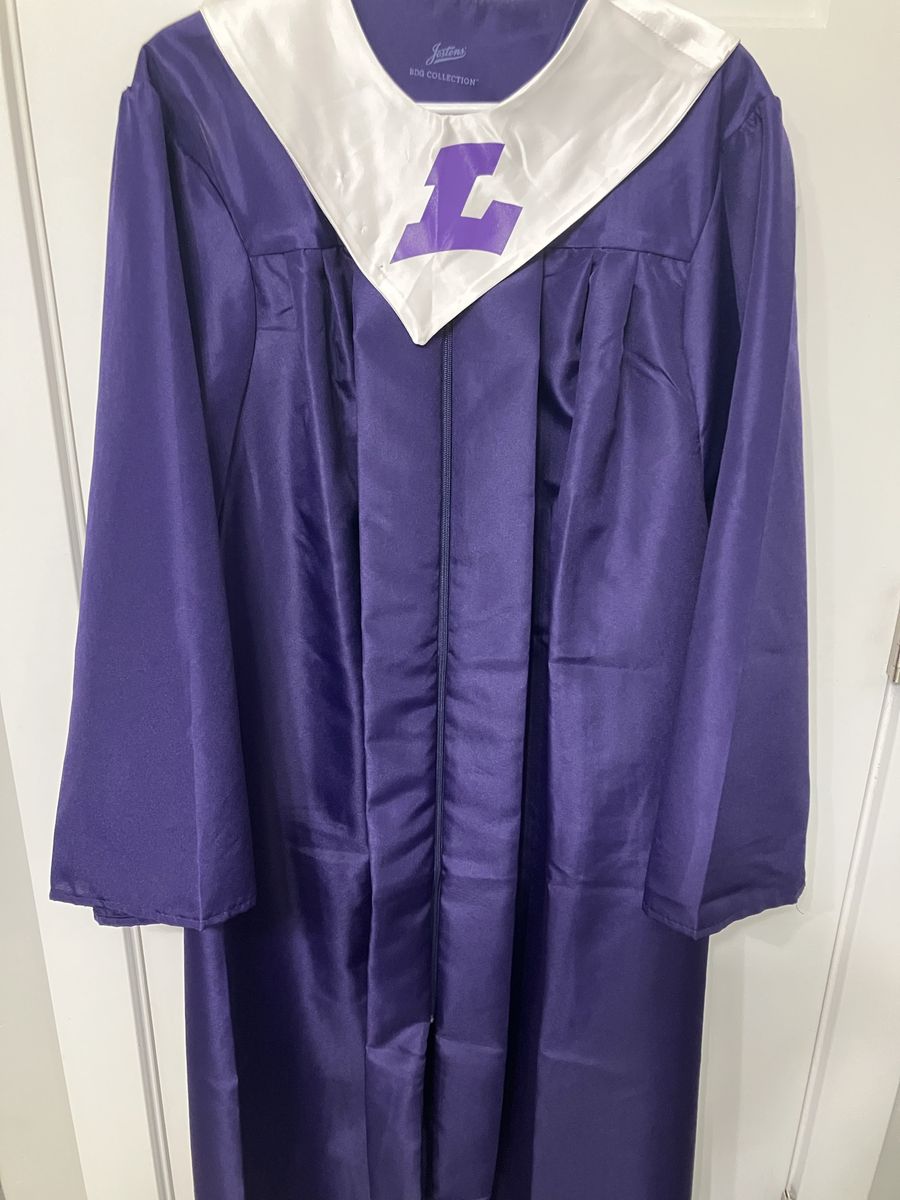Purple Cap and Gown