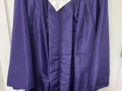 Purple Cap and Gown