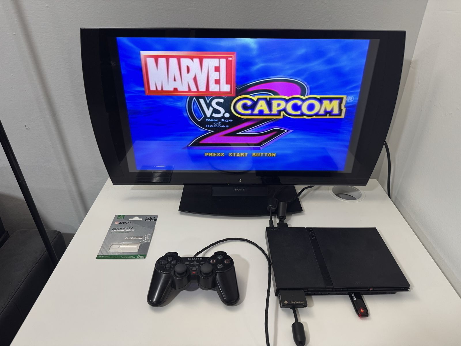 Ps2 Slim / PlayStation 2 Modded / USB 512Gb W/ Games 
