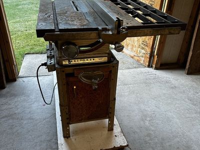 Vintage craftsman table saw