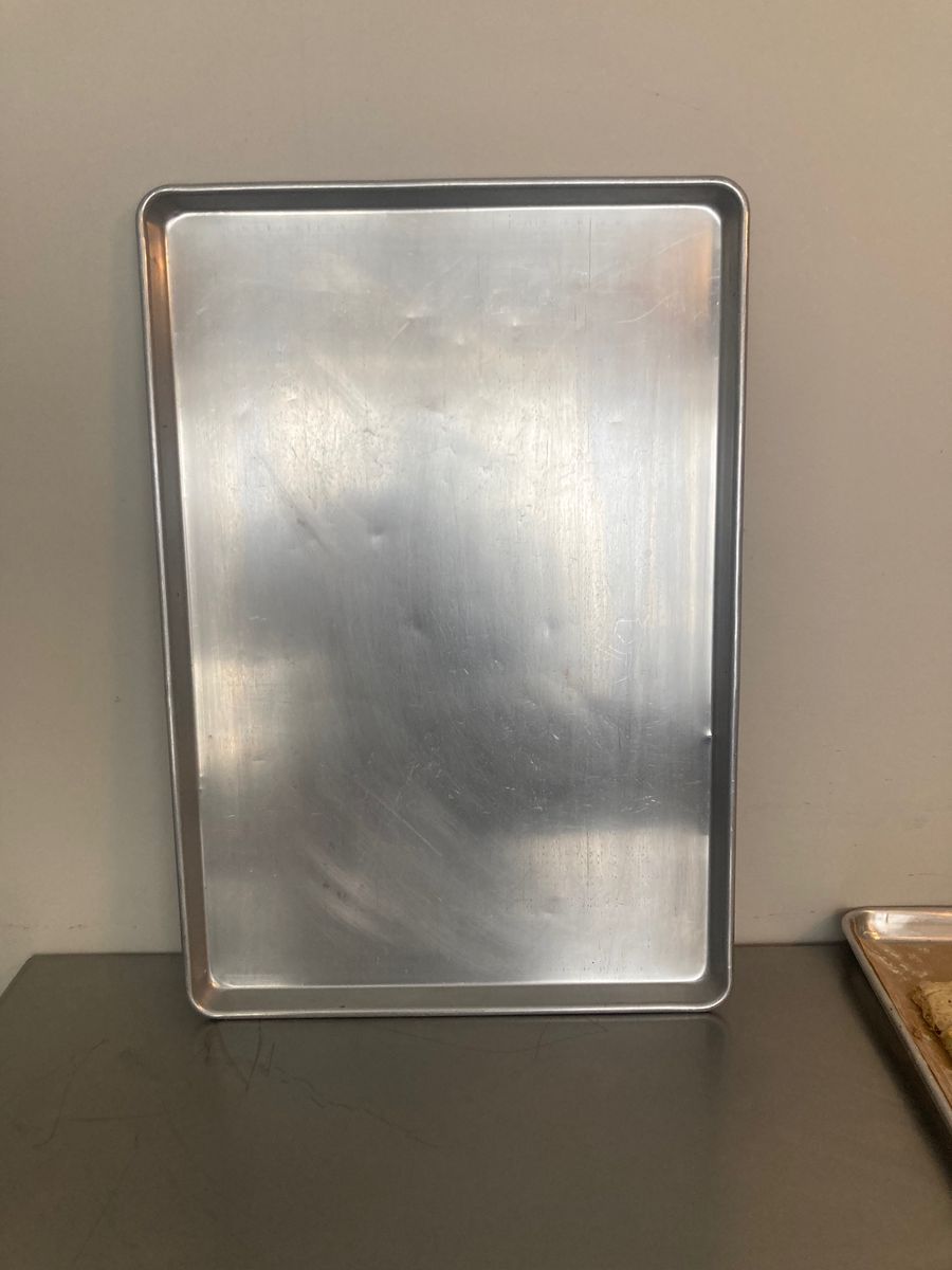 Gently used commercial size baking pans