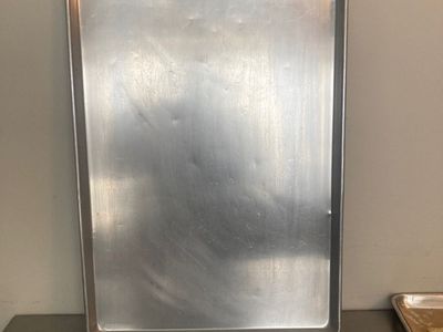 Gently used commercial size baking pans