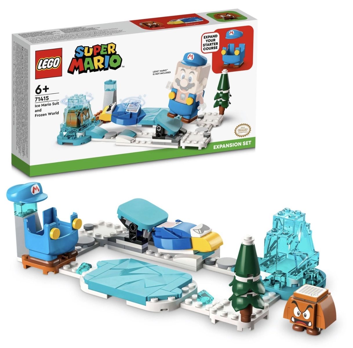 LEGO Super Mario Ice Mario Suit and Frozen World Expansion Set 71415