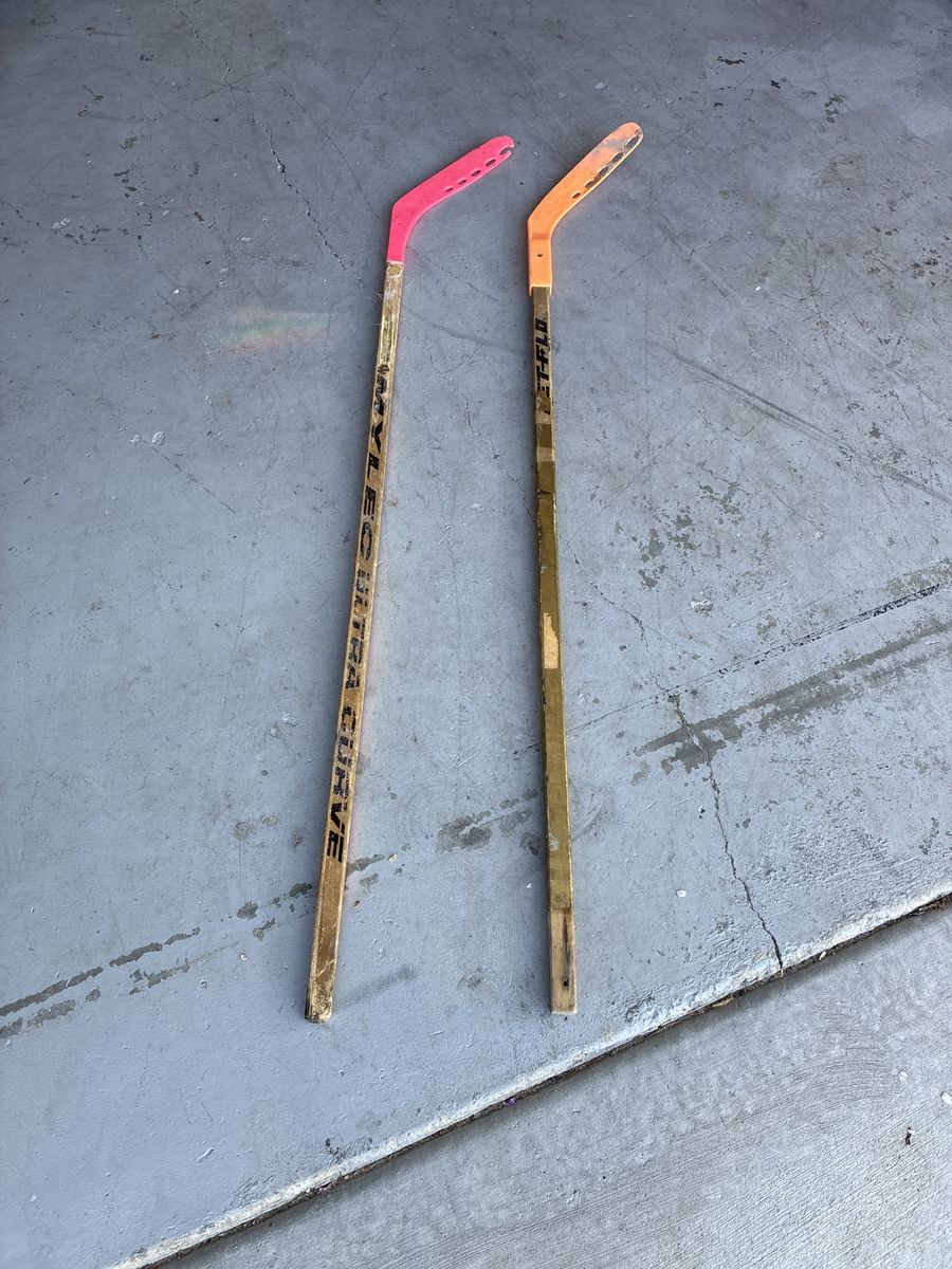 Two Street Hockey Sticks