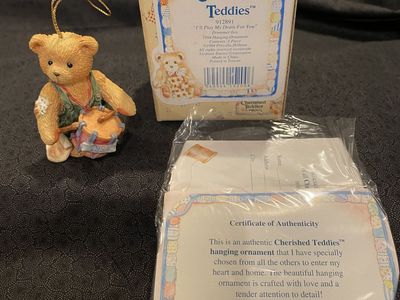 Cherished Teddies Christmas Ornament "I'll Play My Drum For Him"; 912891