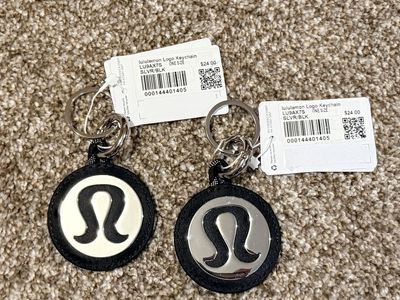 Lulu lemon keychains