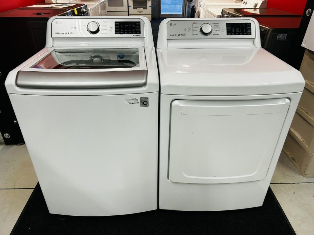 Lg Electric Top Load Set