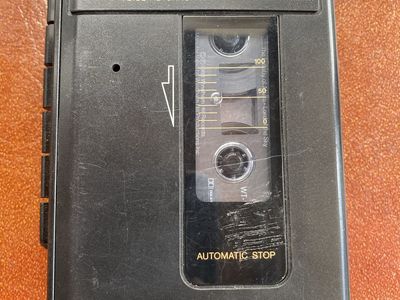 Portable Cassette Player with Variable Speech & Pitch Control