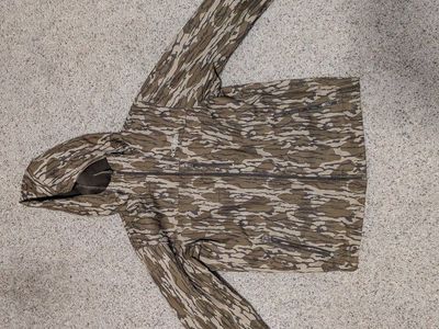 Columbia bottomland Camo Hooded softshell Jacket Mens Large
