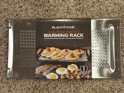 Blackstone Stainless Steel Adjustable Warming Rack for Griddles