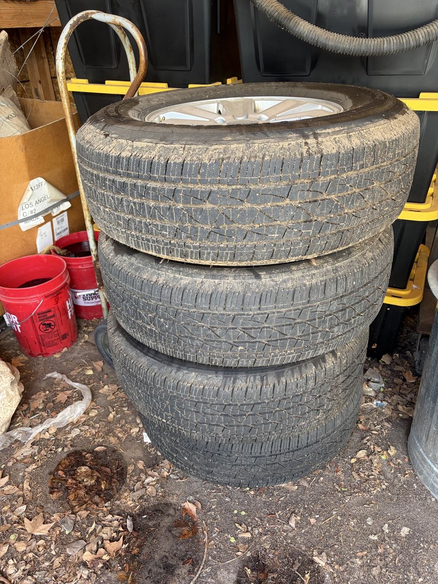 F150 Firestone tires w/ factory wheels