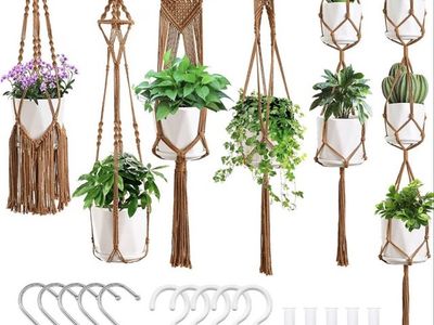 Ceiling hanging plant holders