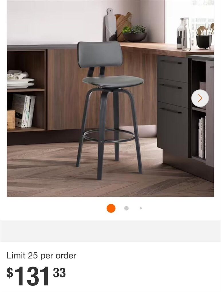 ARMEN LIVING PICO SWIVEL CHAIR