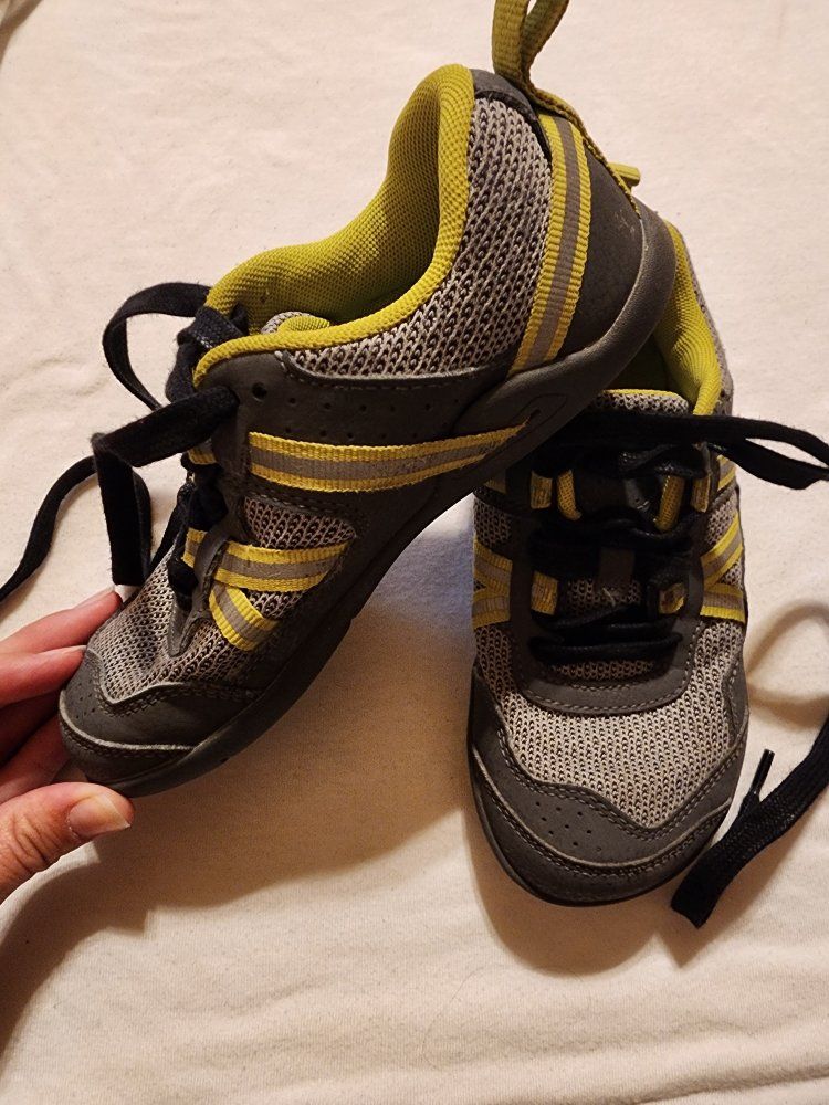 Xero Shoes Prio Kids Unisex Black/Grey/Yellow Size 13 US - Barefoot Style Footwear