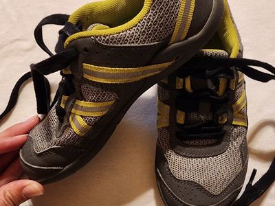 Xero Shoes Prio Kids Unisex Black/Grey/Yellow Size 13 US - Barefoot Style Footwear