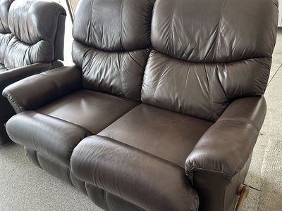 Leather Recliner Couch