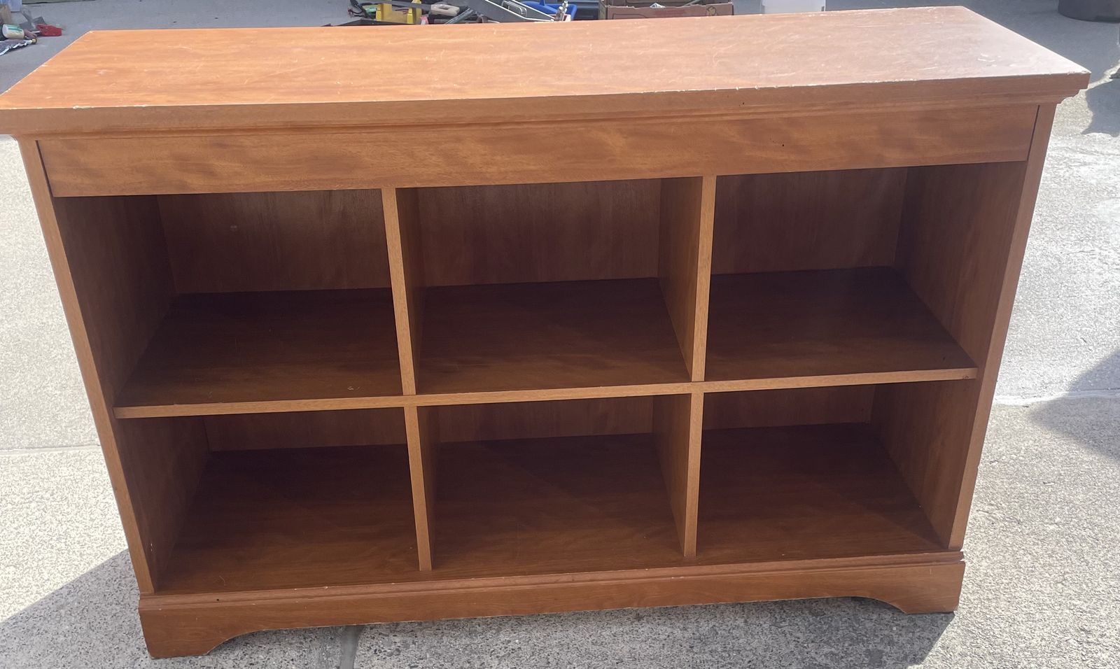 6 Cubby Bookshelf, Shoe Holder, Etc