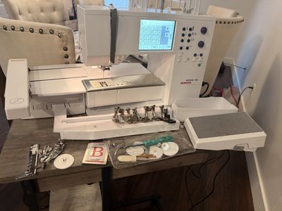 Bernina Artista 180 Sewing & Embroidery Machine with BSR, Embroidery Module, & Accessories