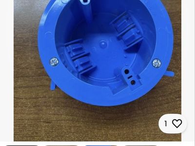 Ceiling electric box pvc 18 cubic inches