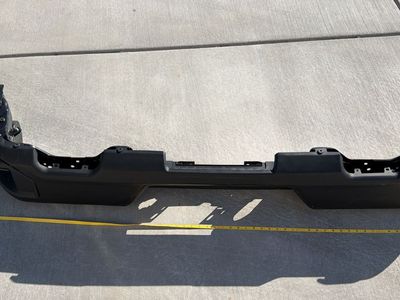Chevrolet Rear Bumper - Black, Plastic