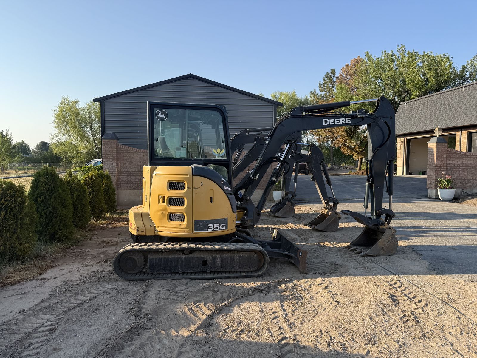 2017 John Deere 35G mini excavator