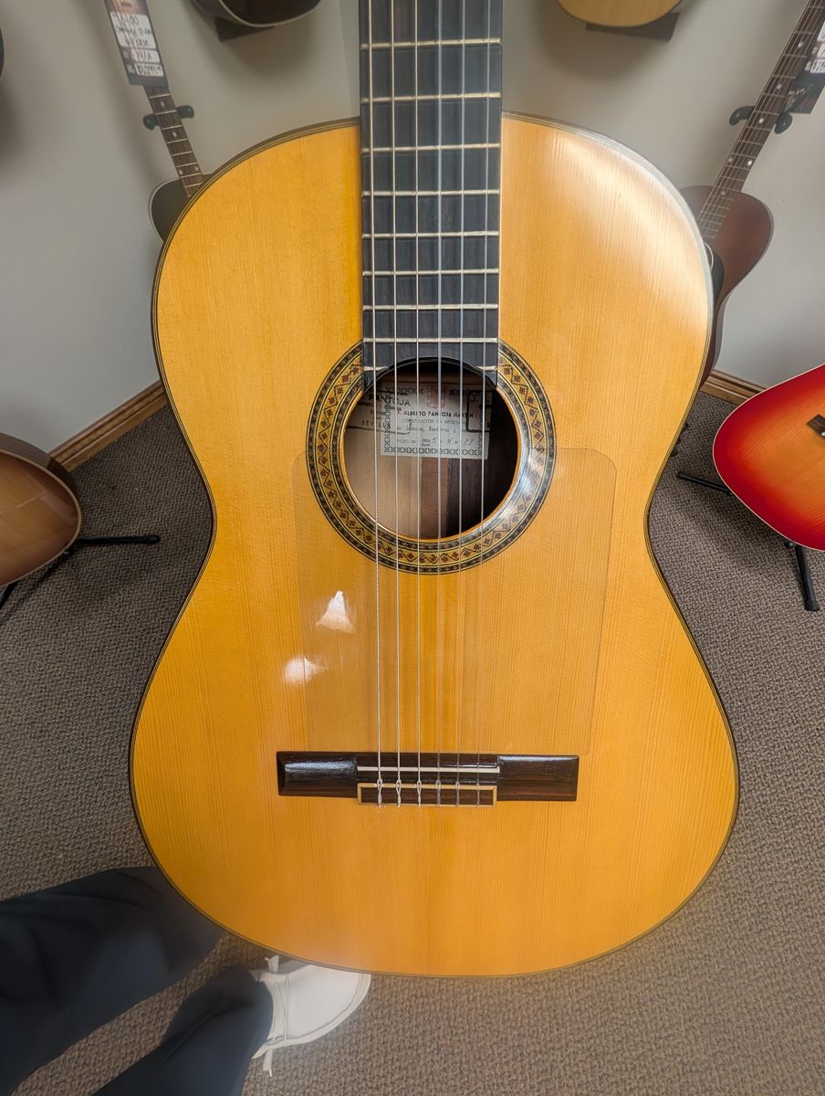 Alberto Pantoja Marti’n 1979 Especial Blanca y Negra Classical Guitar