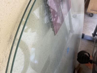 36 inch Round Glass Table Top - Clear Glass Surface Protector - X 2