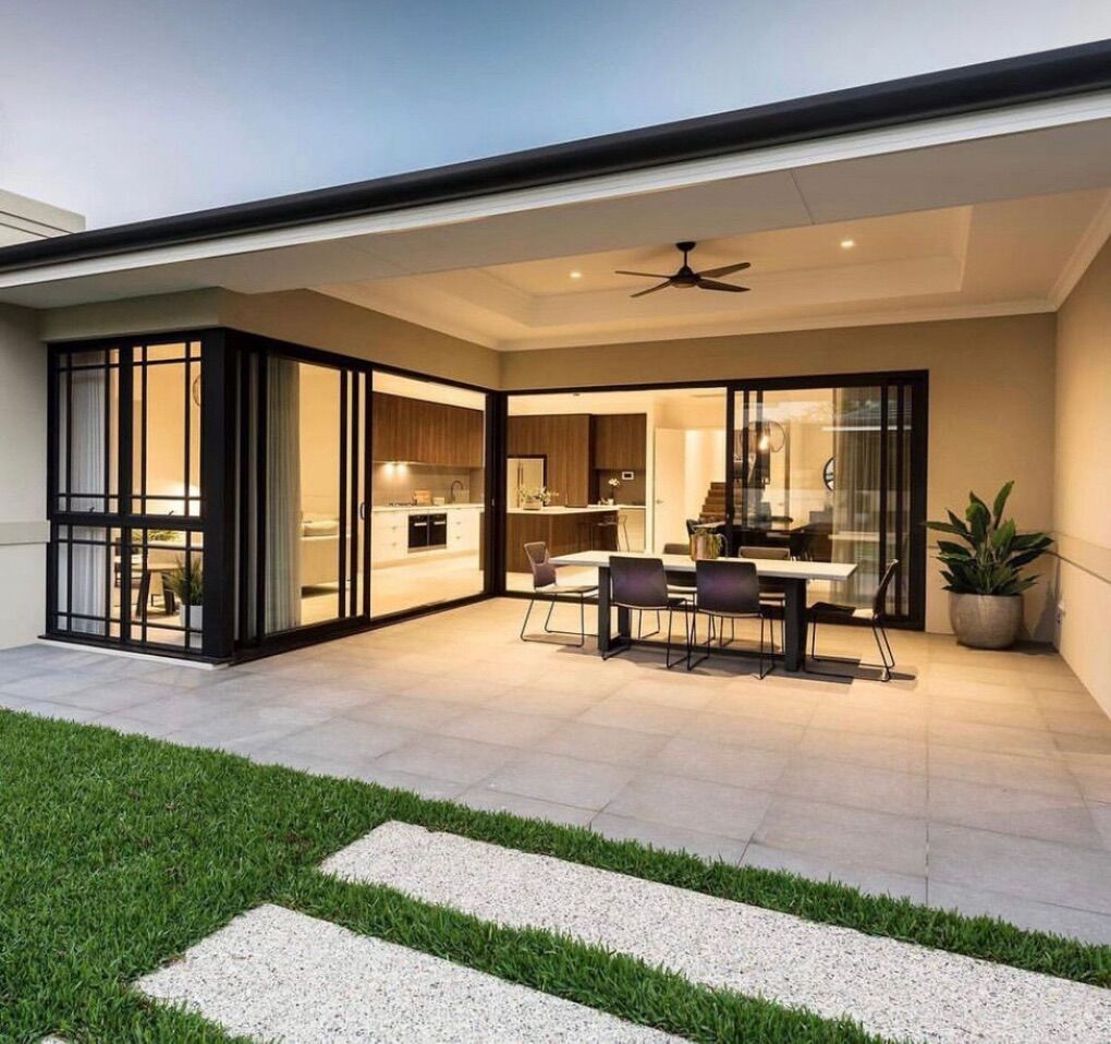 Beautiful Corner Sliding Glass Door