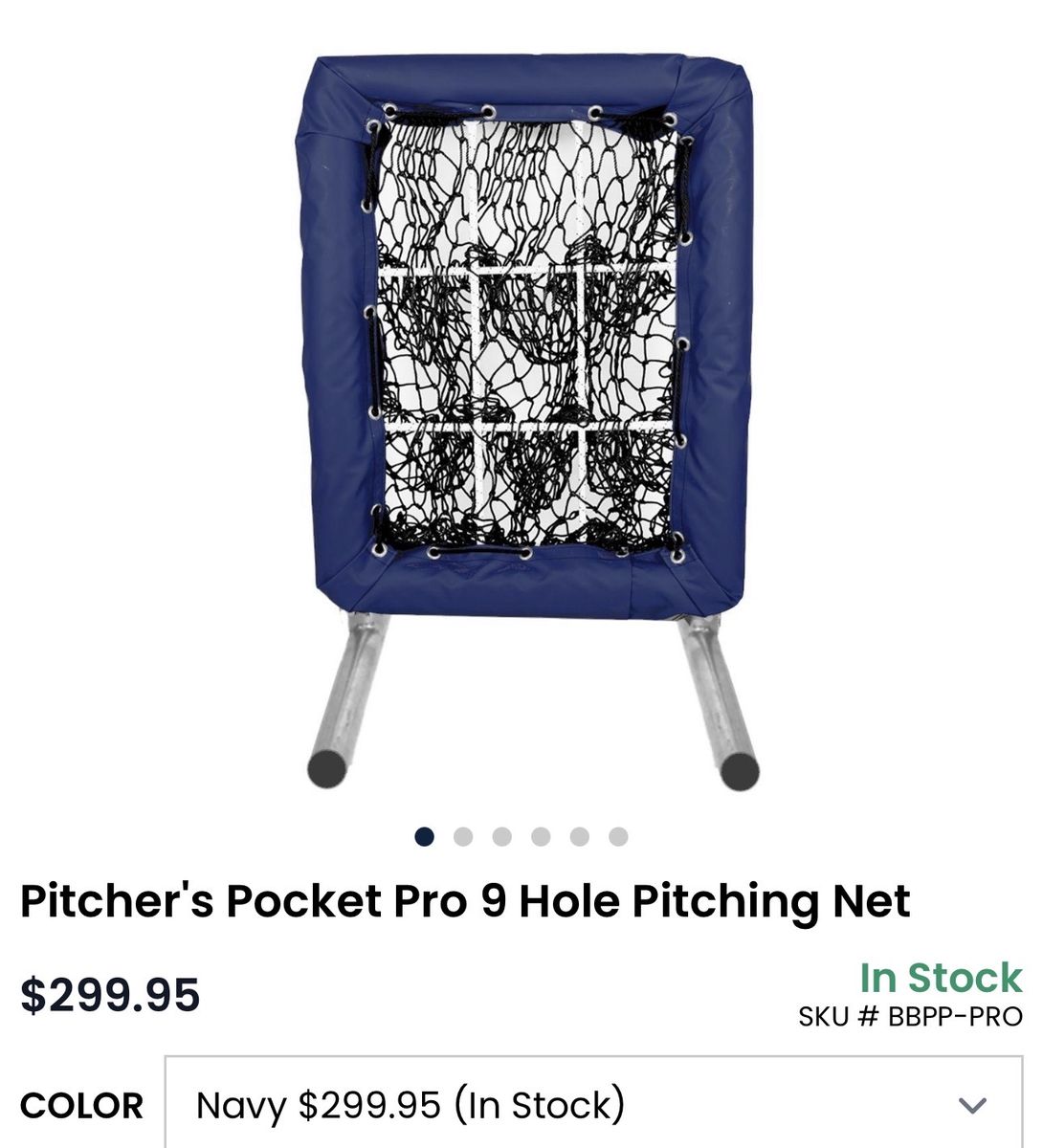 9 Hole Pitching Net