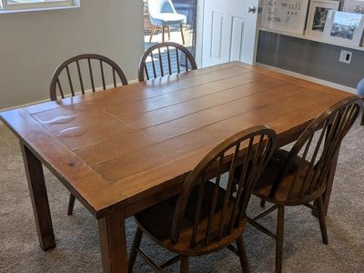 table and chairs