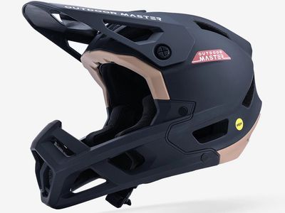 OutdoorMaster Rhino MIPS Full Face Bike Helmet Meteorite Black