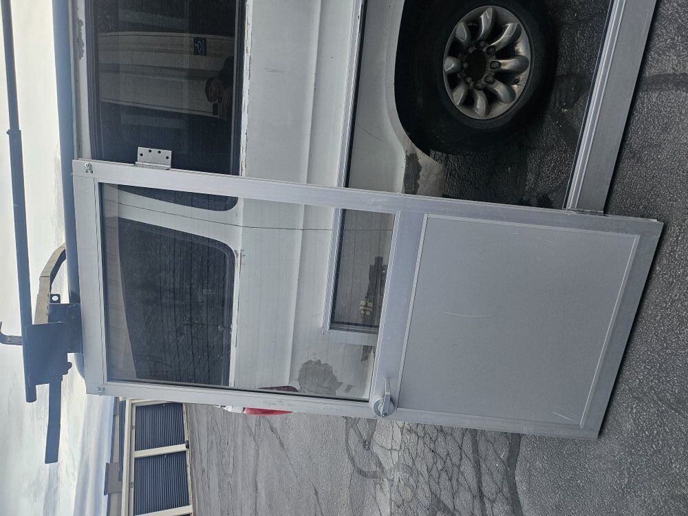 Exterior aluminum door 36×80 + frame