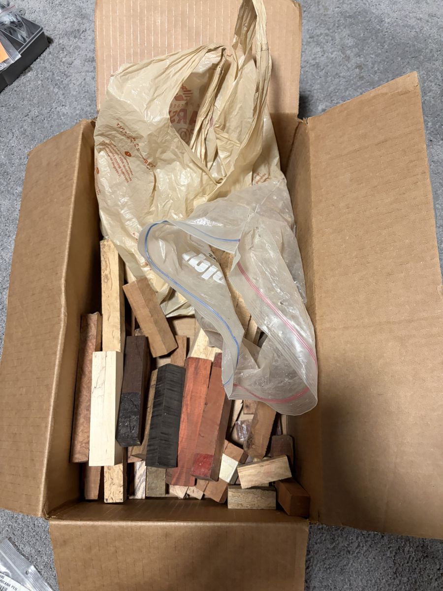 Huge Box of Pen Blanks/Project Woodturning