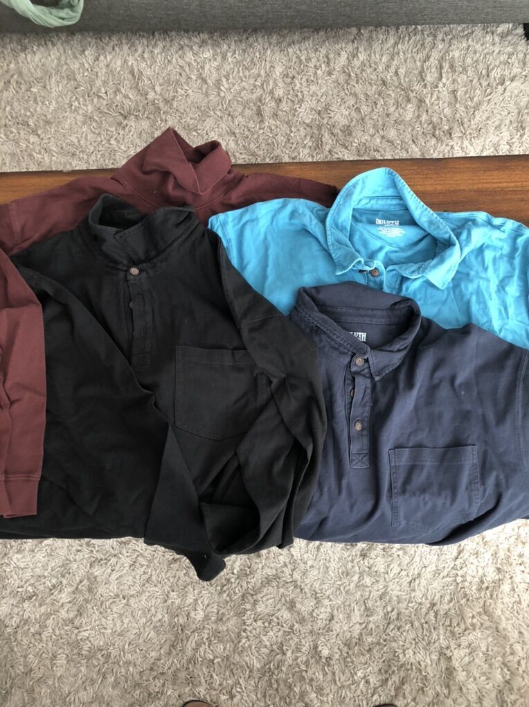 Duluth 2XL Long Tail Collared Shirts