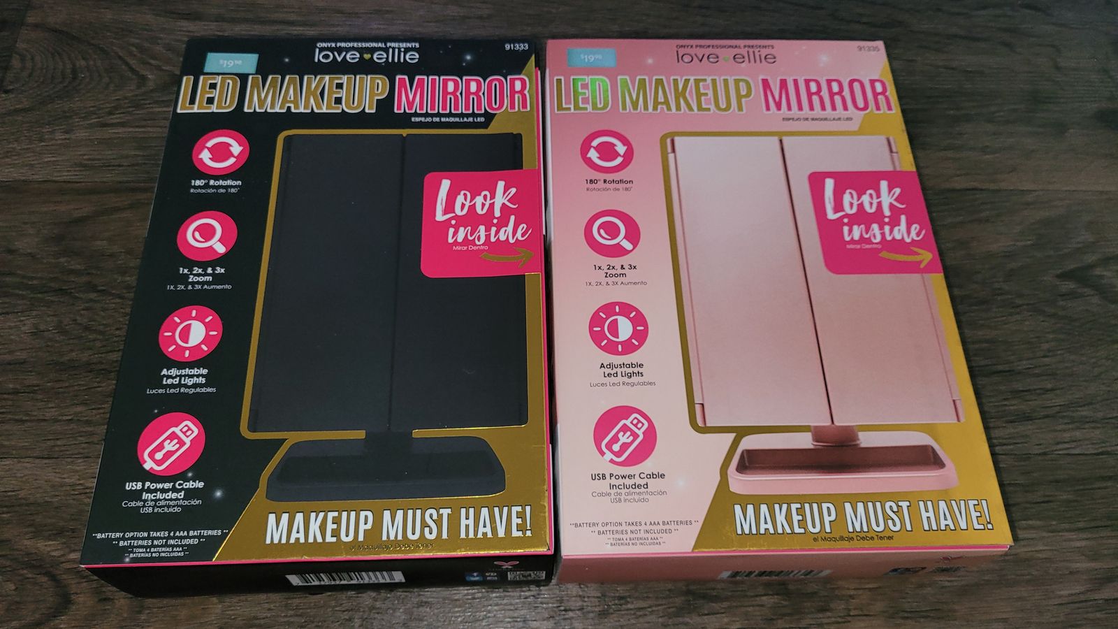 Love Ellie Led Makeup Mirror 