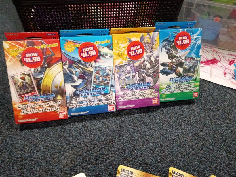 Digimon Card Game Starter Decks and Special Booster Packs Lot