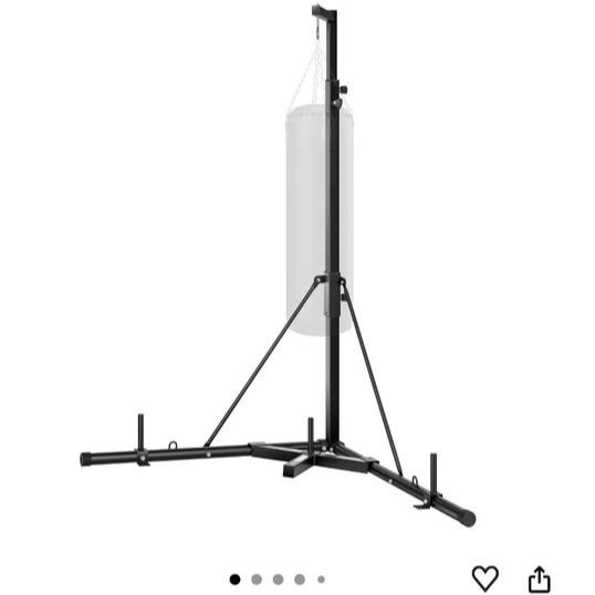 Boxing bag stand