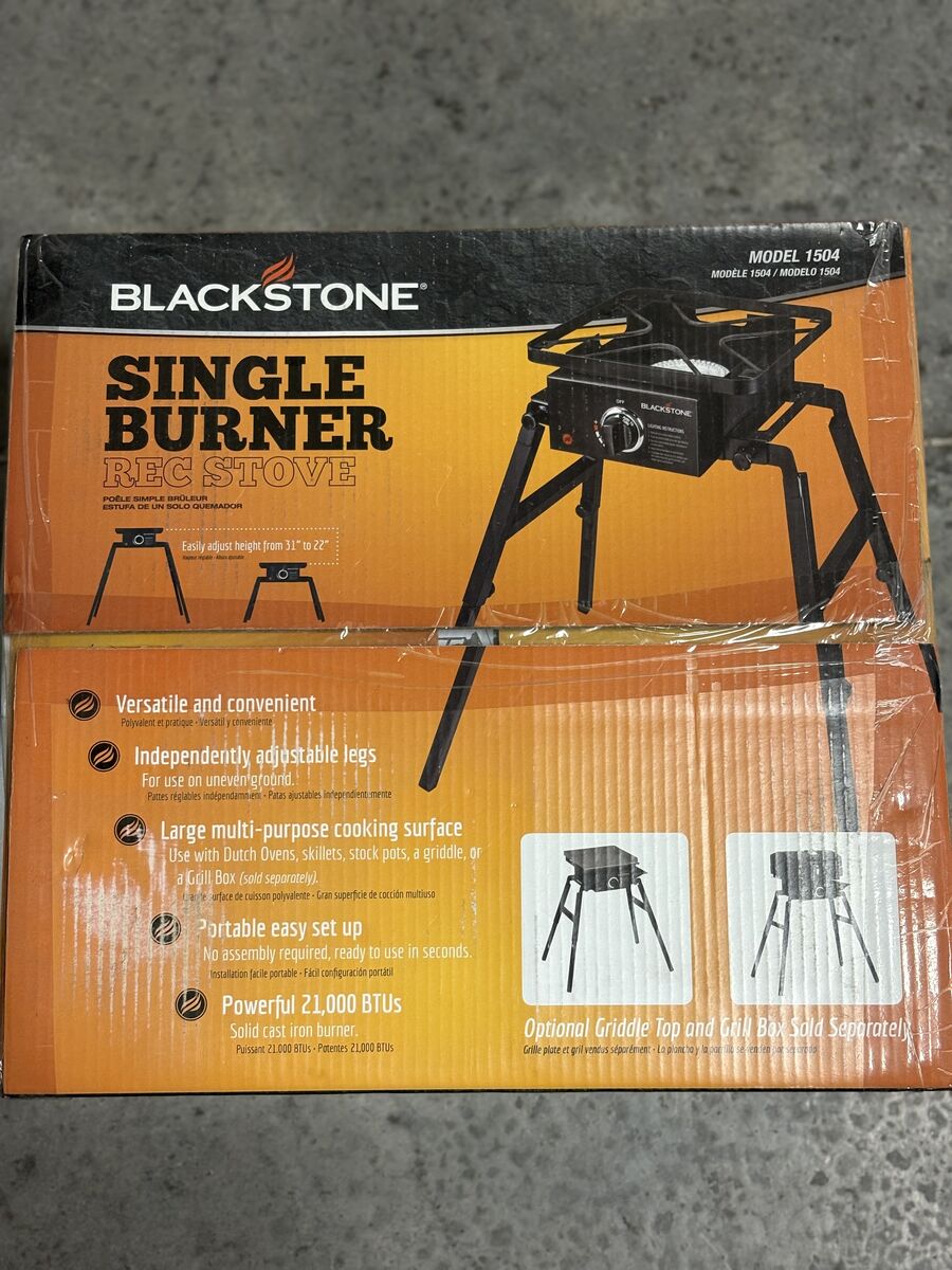 Blackstone Single Burner Rec Stove and Grill Box