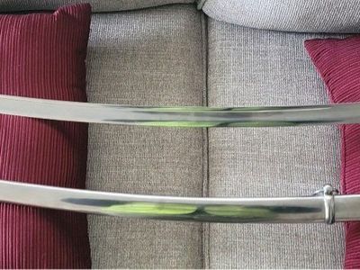 Antique Cavalry Saber Sword Replica with Scabbard - Military Collectible