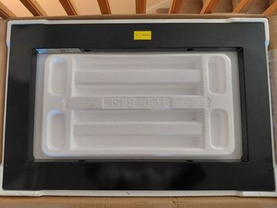 GE 30" inch Black Built In Microwave Trim Frame JX7230DLBB Profile 2.2 Cu. Ft.