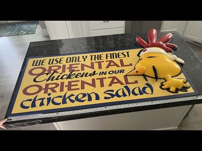 RARE VINTAGE ORIENTAL SIGNAGE