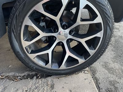22 wheels snowflakes